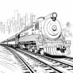 Stunning Royal Hudson Steam Train Coloring Pages 1