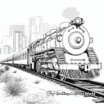Stunning Royal Hudson Steam Train Coloring Pages 2