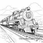 Stunning Royal Hudson Steam Train Coloring Pages 4