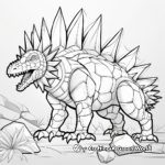 Stunning Stegosaurus Coloring Pages for Adults 1