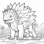 Stunning Stegosaurus Coloring Pages for Adults 2