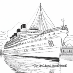 Stunning Titanic Ship Coloring Pages 3