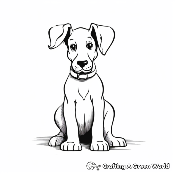 Doberman Coloring Pages - Free &amp; Printable!