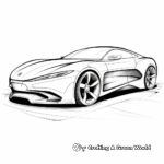 Stylish 2023 Cars Collection Coloring Pages 1