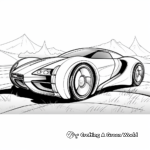 Stylish 2023 Cars Collection Coloring Pages 2