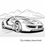 Stylish 2023 Cars Collection Coloring Pages 3