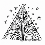 Stylized Abstract Christmas Tree Coloring Pages 4
