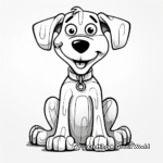 Stylized Dog Bone Coloring Pages for Artists 2