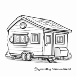 Stylized Mobile Home Coloring Pages 4