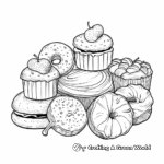 Sugary Sweet Snacks: Candy Bar Coloring Pages 1