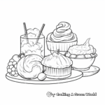 Sugary Sweet Snacks: Candy Bar Coloring Pages 2