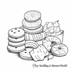 Sugary Sweet Snacks: Candy Bar Coloring Pages 4