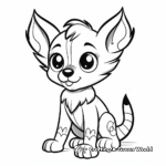 Super-Cute Baby Tasmanian Tiger Coloring Pages 2