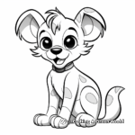 Super-Cute Baby Tasmanian Tiger Coloring Pages 4