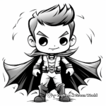 Super Fun Vampire Coloring Pages for Preschoolers 2