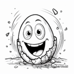 Surprise Gift Inside Cracked Egg Coloring Pages 2