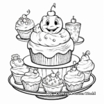 Sweet Birthday Treats Coloring Pages 2