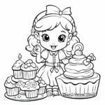 Sweet Birthday Treats Coloring Pages 3