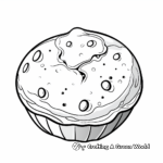 Sweet Chocolate Chip Cookie Coloring Pages 2