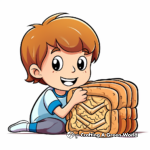 Sweet Cinnamon Bread Coloring Pages 3