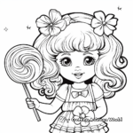 Sweet Lollipop Candy Coloring Pages 3