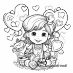Sweet Valentines Candy Coloring Pages 3