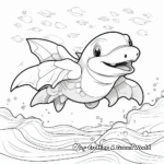 Swimming Platypus Coloring Pages 3