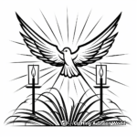 Symbols of the Holy Spirit Coloring Pages 4