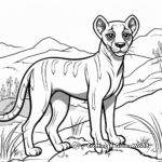 Tasmanian Tiger History Coloring Pages 1