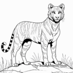 Tasmanian Tiger History Coloring Pages 2