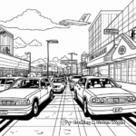 Taxi Rank Coloring Pages 2