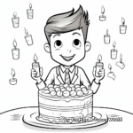 Teacher Birthday Cake Coloring Pages 1