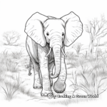 Teen-Friendly Elephant Parade Coloring Pages 3