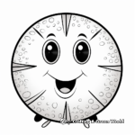 Textured Sand Dollar Coloring Pages for a Fun Experiene 1