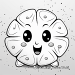 Textured Sand Dollar Coloring Pages for a Fun Experiene 2