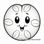 Textured Sand Dollar Coloring Pages for a Fun Experiene 3
