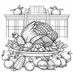 Thanksgiving Crossword& Coloring Activity Pages 4