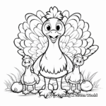 Thanksgiving Turkey Coloring Pages for Kids 3