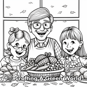 Thanksgiving For Middle School Coloring Pages - Free &amp; Printable!