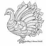Thanksgiving Turkey Coloring Pages for Middle School 2