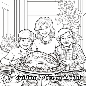 Thanksgiving For Middle School Coloring Pages - Free &amp; Printable!