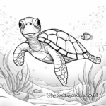 The Endangered Hawksbill Sea Turtle Coloring Pages 4