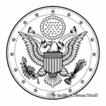 The Great Seal of the United States Coloring Pages 4