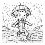 The Splashing Rainfall Coloring Pages 2