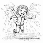 The Splashing Rainfall Coloring Pages 4