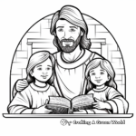 The Trinity: Father, Son, and Holy Spirit Coloring Pages 2
