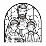 The Trinity: Father, Son, and Holy Spirit Coloring Pages 4
