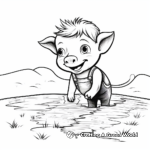 This Little Piggy in Muddy Pond Coloring Pages 3