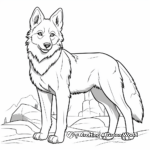 Timber Wolf Coloring Pages 3