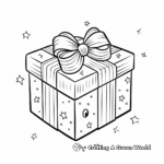 Tiny Surprise Gift Box Coloring Pages for Children 2